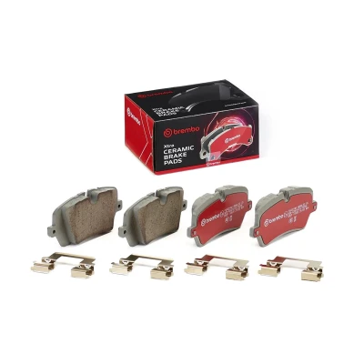 Imagen de BREMBO P44021NX Juego de pastillas freno preparado para indicador desgaste LAND ROVER: Range Rover Sport, Discovery 5, 4