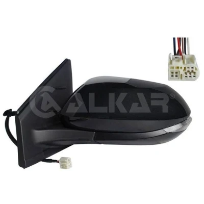 Imagen de Espejo retrovisor Alkar 6141078 izquierda imprimado eléctrico convexo para vehíc. con volante a la TOYOTA: Yaris IV