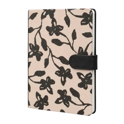 Imagen de Kokonote Cuaderno A5 tapa dura Midnight Dalia punteado, Notebook con Marcapáginas Libretas bonitas : Papeleria bonita Material escolar Aesthetic