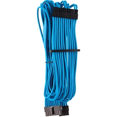 Imagen de Corsair Cable protegido de forma Individual con revestimiento ATX 24 Clavijas Type 4 Gen Premium, Azul