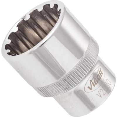 Imagen de Vigor V2000 Llave de vaso multiperfil, 22 mm, 1/2&quot;