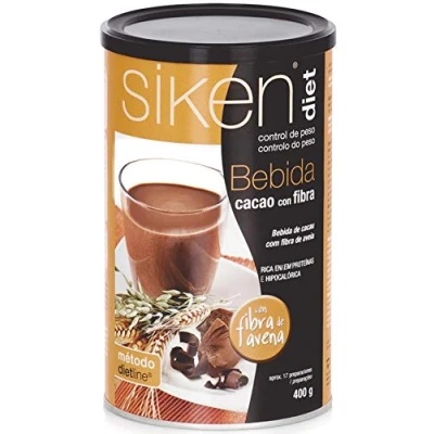 Imagen de Siken Diet Bebida de Cacao con Fibra Avena y Trigo Bote 400 g