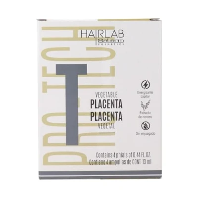 Imagen de Salerm Hair Lab Placenta Vegetal 4 x 13 ml
