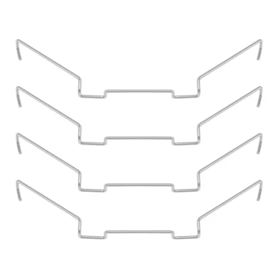 Imagen de Create idea 4 Clips de Ventilador Refrigeración CPU Acero Inoxidable con Hebilla Alambre para Disipador Calor 9 Cm Clip Fijación Tipo Gancho Superior