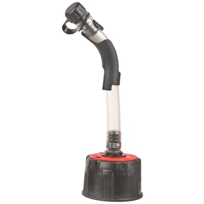 Imagen de Polisport 8152700001 ProOctane Recambio de Manguera llenado para bidón Gasolina con tapón antiderrame y doblador en Color Transparente