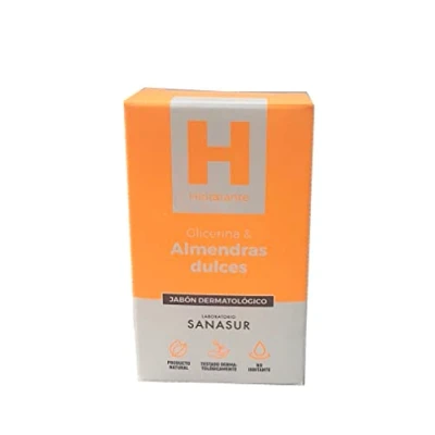 Imagen de Sanasur Jabon Glicerina Aceite De Almendras 100Gr. 100 G