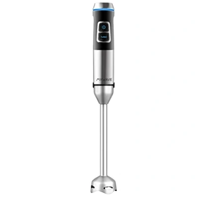 Imagen de My Wave Batidora de Mano Saona para Líquidos y Sólidos Potencia 1500W Pie XXL 22 cm Control Velocidad Luz LED Cuchillas Acero Inoxidable Aptas Lavavajillas