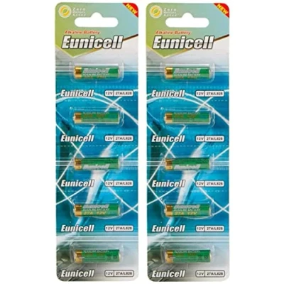 Imagen de Baterías alcalinas Eunicell, 27 A, 12 V, 10 unidades