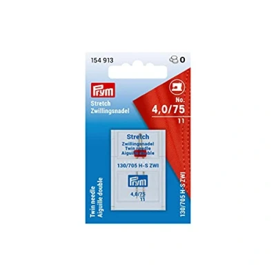 Imagen de Prym Agujas para Máquina de Coser, Acero, Plata, Stretch, 130/705, No. 75/4,0 mm