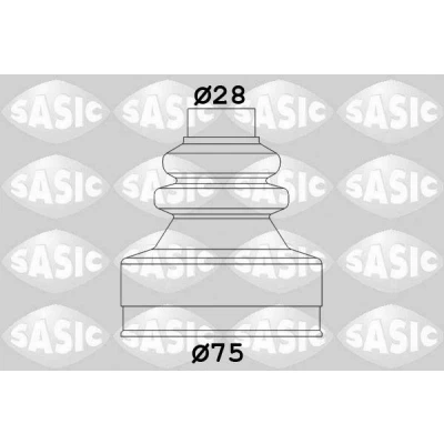 Imagen de SASIC 2873773 Fuelle Palier lado de engranaje PEUGEOT: 807, 806, Expert I Furgón, CITROËN: Jumper II C8, Furgón