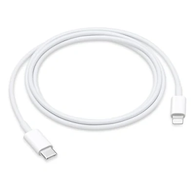 Imagen de Apple Cable de USB C a Lightning, iPhone, iPad o iPod, Thunderbolt 3 (USB C), 1 metros, Blanco