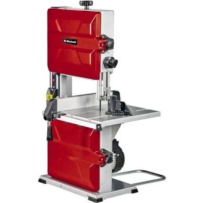 Imagen de Einhell sierra de cinta eléctrica con cable TC SB 245 L. 400 W, 240 V, mesa ajustable 0 a 45, tope paralelo función ajuste rápido, ángulo 60 +60