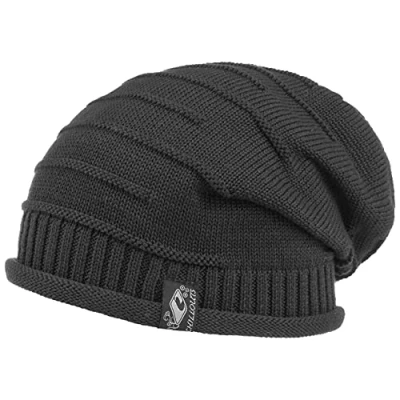 Imagen de CHILLOUTS Longbeanie Erik Hat Gorra de náutica, Color Negro, Talla única