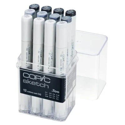Imagen de Copic Sketch Rotulador, Multicolor, 12 Markers (Holtz GmbH CMSCG12)