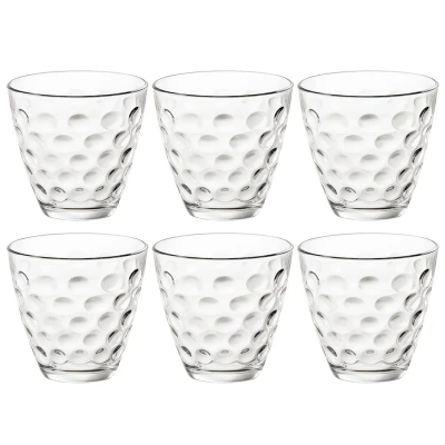 Imagen de Bormioli Rocco Glasses Dots Transparent 250 ml 6 Pieces