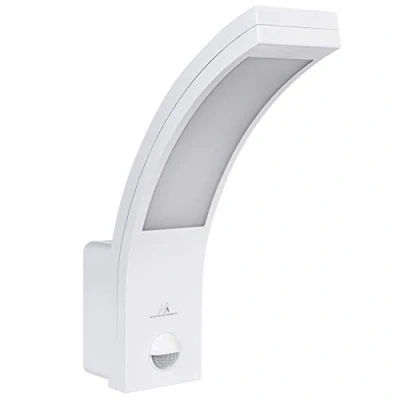 Imagen de Maclean MCE244 Lámpara LED con Sensor infrarrojo (140, 9 m, IP54, Wasserdicht Außenbereich, Blanco, Ohne Notstromversorgung