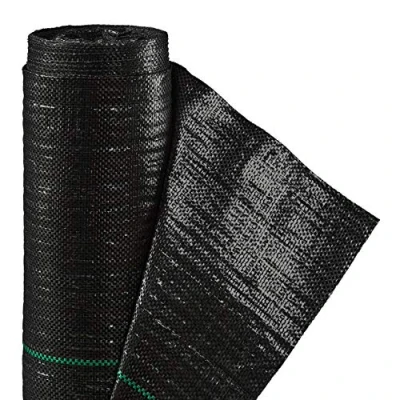 Imagen de Relaxdays Malla Antihierbas, 100g/m², 1x5 m, Permeable al Agua, Resistente a Desgarros y Rayos UV, Duradera, Negro