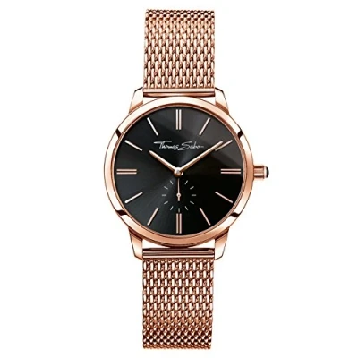 Imagen de Thomas Sabo Reloj Analógico para Mujer de Cuarzo con Correa en Acero Inoxidable WA0249 265 203 33 mm
