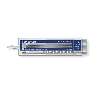 Imagen de Staedtler 255 07 2B Minas finas de grafito, 10 x 40 recambios