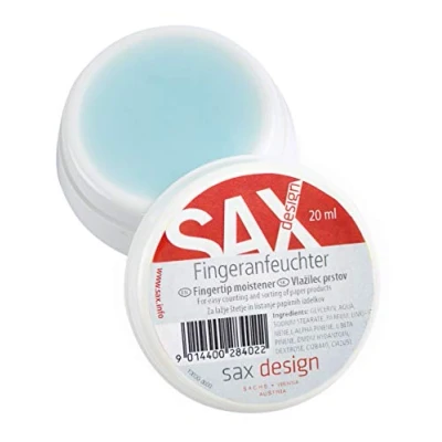 Imagen de SAX hidratante de dedos, dedos para la oficina, con agradable fragancia a menta, glicerina, 20ml, perfecto oficina y el hogar