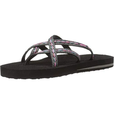 Imagen de Teva Olowahu W&#039;s, Sandalias Deportivas y Exteriores Mujer, Negro 739 Felicitas Black, 38 EU