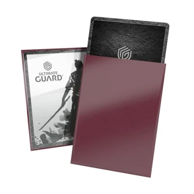 Imagen de Ultimate Guard Katana Card Sleeves, 100 Standard Size TCG 66 x 91mm, Radiant Plum Back, Tournament No PVC &amp; Acid Free, High Clarity