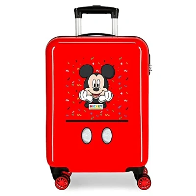 Imagen de Disney It&#039;s a Mickey thing Maleta de cabina Rojo 38x55x20 cms Rígida ABS Cierre combinación lateral 34L 2 kgs 4 Ruedas dobles Equipaje Mano