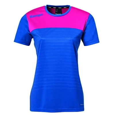 Imagen de Kempa Emotion 2.0 Shirt Women Camiseta de Juego para Mujer, Lima Amarillo/Dove Azul, XL