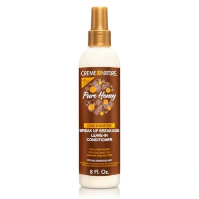 Imagen de Creme of Nature Pure Honey Anti Rotura, Acondicionador con Miel Pura, Hidratación Intensiva, Ayuda a Desenredar y Protege contra Roturas, Sin Aclarado, para Todo Tipo de Cabello 237 ml