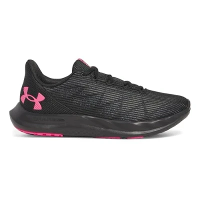Imagen de Under Armour UA W Charged Speed Swift, Zapatillas Mujer, Negro Super Rosa, 37.5 EU