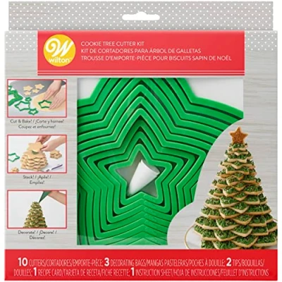 Imagen de Wilton Christmas Cookie Tree Cutter Set/15