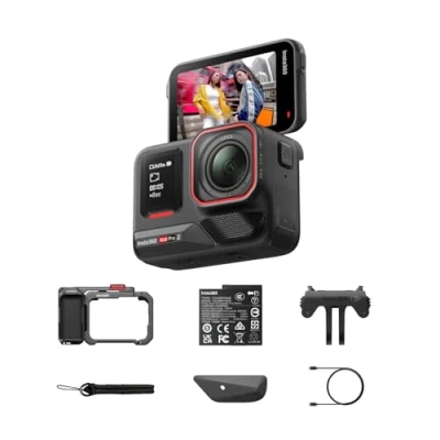 Imagen de Insta360 Ace Pro 2 Paquete Xplorer Gris Pizarra cámara de acción 8K co diseñada con Leica, Sensor 1/1,3&quot;, Chip IA Dual, excelente en Baja luz, Audio Superior, Batería Única
