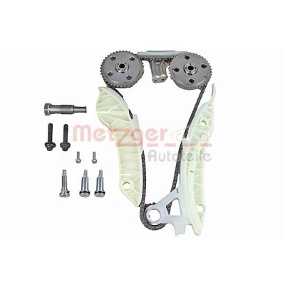 Imagen de METZGER 7490060 Juego de cadena distribución con rueda dentada árbol levas, ajuste del levas MINI: Hatchback, Cabrio, Countryman
