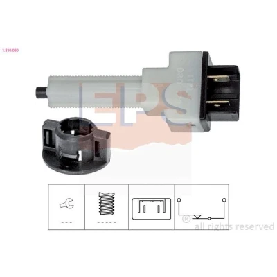 Imagen de FACET 7.1080 Interruptor luces freno mecánico Made in Italy OE Equivalent