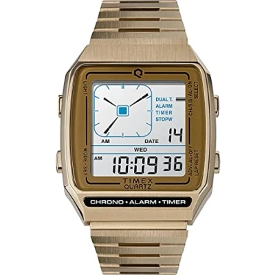 Imagen de Timex Reloj Digital para Hombres de Cuarzo con Correa en Metal TW2U72500