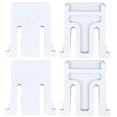 Imagen de 4 Piezas Soporte de Teclado Patas Kit reemplazo para Logitech K200 K260 K270 K275.(Blanco)