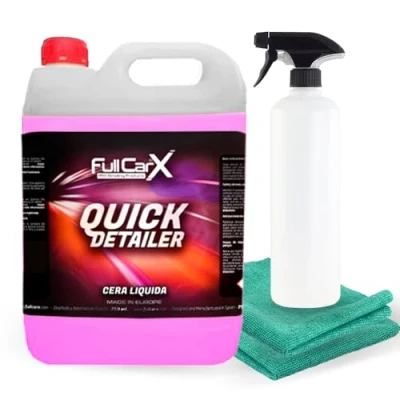 Imagen de FULLCARX Quickdetailer 5 Litros Cera Líquida Quick Detailer Coche Alto Brillo, Efecto Instantáneo, Coating Protector Realza Color Pintura Carrocería, Uso Rápido Producto Limpieza Detailing Profesional