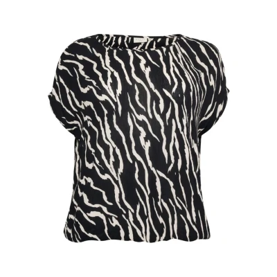 Imagen de Kaffe Curve AMI Stanley Blusa Black antique zebra print, Mujer, Talla: 52, print