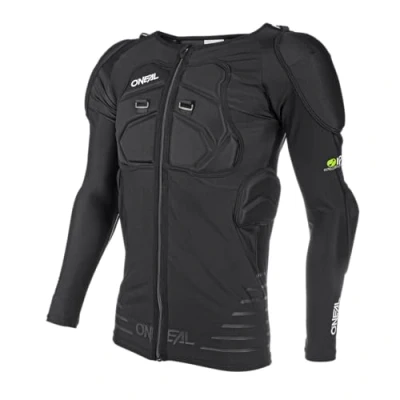Imagen de O&#039;Neal Chaqueta de protección para Enduro Ligera Espuma Poliuretano elástica, inserción Malla Camisa Manga Larga STV Adultos Negro Talla M