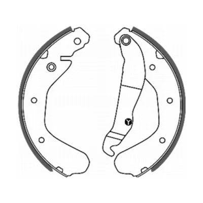 Imagen de ABE C0X005ABE Zapatas de Freno Eje trasero 200 29 OPEL: Corsa A CC, Kadett E Berlina, CC