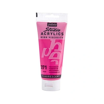 Imagen de Pébéo Acrílico Fine Studio Pintura acrílica Rosa Fluorescente 100 ml