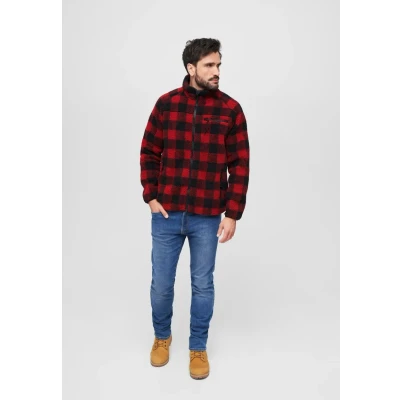Imagen de Brandit Teddy Forro polar, Hombre, Talla: Large, Red/black/white