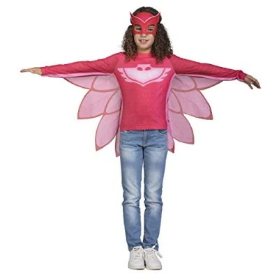 Imagen de Viving Costumes Mask Disfraz PJ Masks Owlette Camiseta, Multicolor, 3 4 años (98/104) (My Other Me Fun Company 231297)