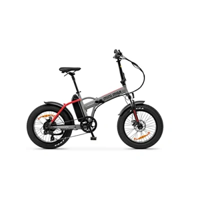 Imagen de Argento New Mini MAX Red Black Bicicletas, Adultos Unisex, Gris, Única Talla