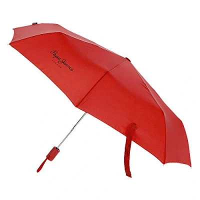 Imagen de Pepe Jeans Dorset, Paraguas Unisex, Rojo (Red), 0x27x0 Cms