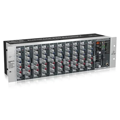 Imagen de Behringer RX1202FX Premium Mezclador de rack 12 entradas micrófono/línea con preamplificadores micrófono XENYX, ecualizadores británicos y procesador Multi FX
