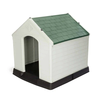 Imagen de GARDIUN KZT1003 Caseta de Perro Zeus Maxi Resina 105x96x98 cm Beige/Verde
