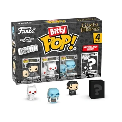 Imagen de Funko Bitty Pop! Got Jon Snow 4pkY una Minifigura Misteriosa Sorpresa 0.9 Inch (2.2 Cm) Game of Thrones Juego de Tronos Coleccionable Repisa Apilable Incluida Idea Regalo
