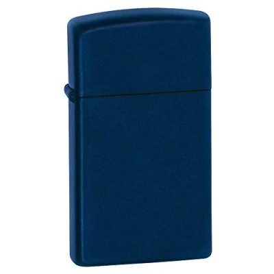 Imagen de Zippo Unisex&#039;s Slim Navy Matte Pocket Lighter One Size