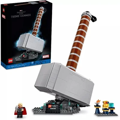 Imagen de LEGO 76209 Marvel Thor&#039;s Hammer?Modelo para construir Vengadores Infinity Saga Minifigura Thor y el Guantelete del Infinito